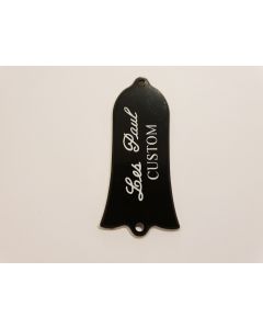 Les paul bell shaped "les paul custom" truss rod cover 2 hole