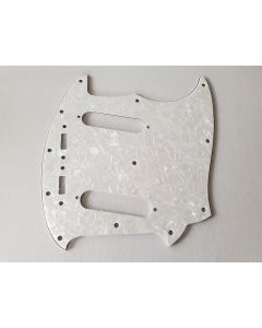 Mustang USA pickguard 4ply pearl white fits Fender