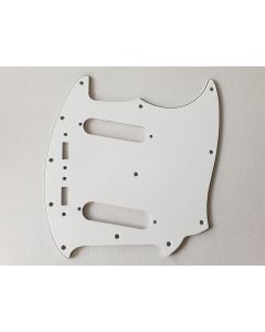 Mustang USA pickguard 3ply white fits Fender