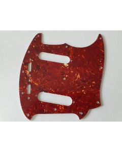 Mustang USA pickguard 4ply red tortoise fits Fender