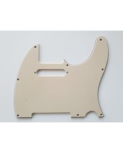 Telecaster standard pickguard 3ply cream fits fender
