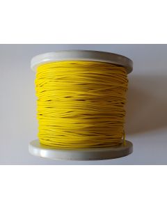 100 Meter roll guitar & bass 22awg cloth wire yellow