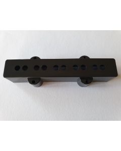 (1) Single Jazz bass 5 string bridge pickup cover black