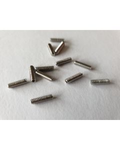 (12) Guitar saddle bridge height screws 3/8" fits Fender