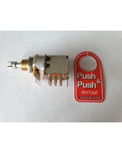250K DPDT Push Push Audio Taper Potentiometer