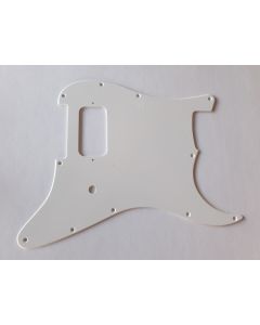 Stratocaster humbucker EVH pickguard 1ply white