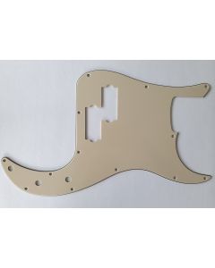 P-bass standard pickguard 3ply cream fits USA and MIM Fender