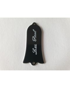 Les Paul 2 hole bell shaped truss rod cover 2ply black