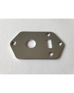 Kurt Cobain Jaguar Switch Plate chrome + screws
