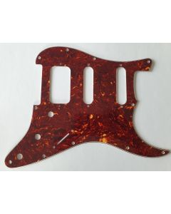 Stratocaster HSS pickguard 4ply brown tortoise fits Fender