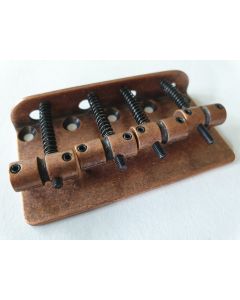 Bass bridge 4 string relic aged antique bronze