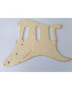4-ply stratocaster standard pickguard Ivory pearl