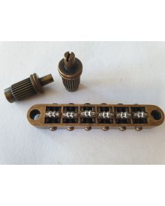 Tune o matic guitar relic antique brass roller bridge