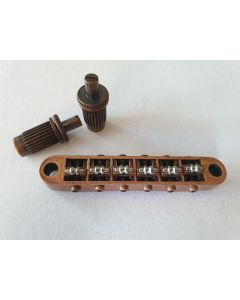 Les Paul tune o matic guitar relic antique bronze roller bridge