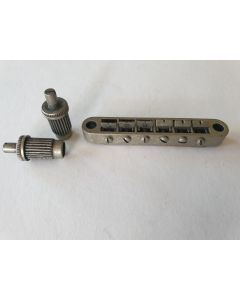 Les Paul tune o matic guitar relic aged antique silver bridge + studs