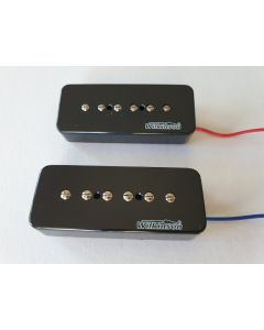 Wilkinson economy P90 MW90 soapbar ceramic pickups neck & bridge black