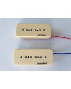 Wilkinson economy P90 MW90 ceramic soapbar pickups neck & bridge cream