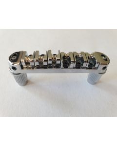 Chrome locking tune o matic bridge with roller saddles B-200-C
