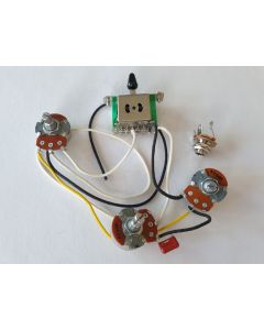 Stratocaster pre wired wiring harness with Alpha pots