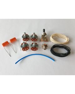 Les Paul wiring kit with switch pots wire Jack orange drop