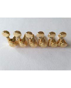 Standard locking machine head tuners 6 in line gold