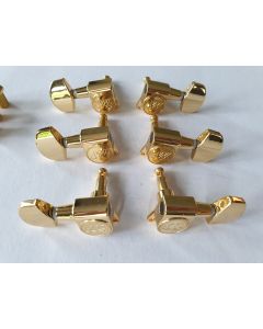 Wilkinson logo tuners set 3L + 3R gold 191-GLR