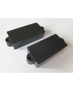 (2) P-bass precision pickup cover black PPC-25-BK