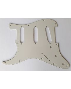 3-ply left hand stratocaster 62 pickguard parchment