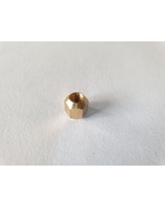 Brass short truss rod nut for genuine Gibson made in USA