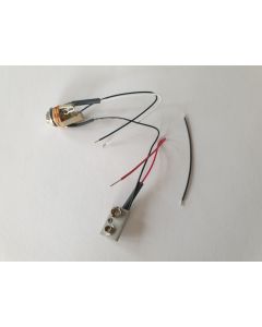 Switchcraft wired stereo Jack with 9 volt for EMG & DUNCAN active pickups