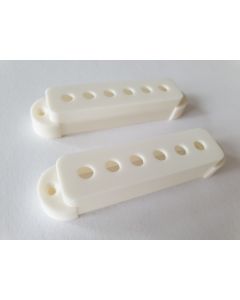Set of 2 Jaguar 62 guitar pickup covers off white fits Fender