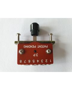 Quality solid 3 way selector switch black tip + screws