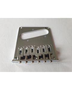 Telecaster 10.5mm standard left hand bridge chrome + screws