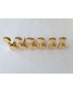 Guitar 6 in line standard tuners gold standard buttons 72-GL