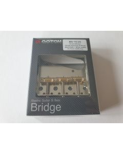 Gotoh telecaster bridge nickel with brass saddles BS-TC1S
