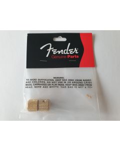 (2) Fender genuine knobs vintage dome gold for Tele 099-2056-200