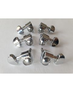 Wilkinson Chrome 3L+3R "Roto" Style Tuners WJ-303
