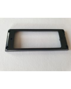 Flat mini humbucker pickup ring black 5mm high