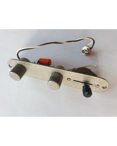 Telecaster wired relic antique silver upgrade control plate orange drop