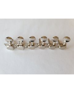 Boston guitar tuners 6 in line nickel left handed 057-R