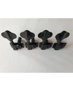 Solid Bass machine head tuners 4 in line black