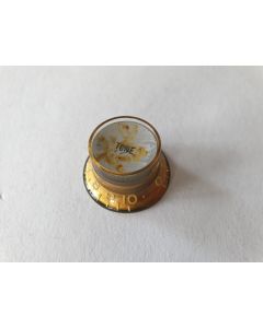 Boston relic top hat metric knob gold tone KG-130-TSR