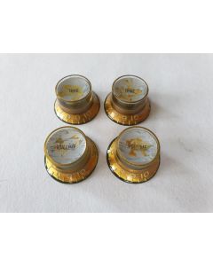 Boston relic top hat metric knobs set of 4 gold tone and volume KG-130