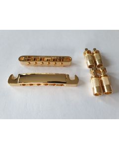 Les Paul guitar tune o matic bridge gold + tailpiece set