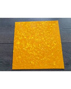 Pickguard material plate 3ply yellow pearl 300mm x 290mm PG-333-PY