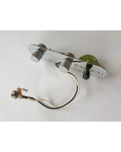 Telecaster 4 way tele mod pre wired control plate chrome