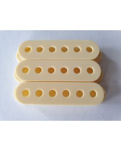 Stratocaster pickup covers 52mm cream set of 3 