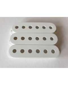 Stratocaster pickup covers 52mm white set of 3