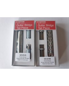 Gotoh tune o matic guitar bridge + tailpiece nickel set GTH12346 + GTH12644