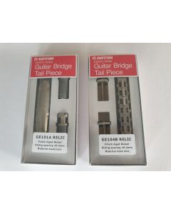 Gotoh relic aged tune o matic bridge + tailpiece nickel set GTH12350 + GTH12648